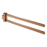 GROHE Handtuchhalter Selection 41063 2-armig schwenkbar warm sunset gebürstet, 41063DL0