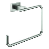 GROHE Handtuchring Essentials Cube 40510_1 Metall supersteel, 40510DC1
