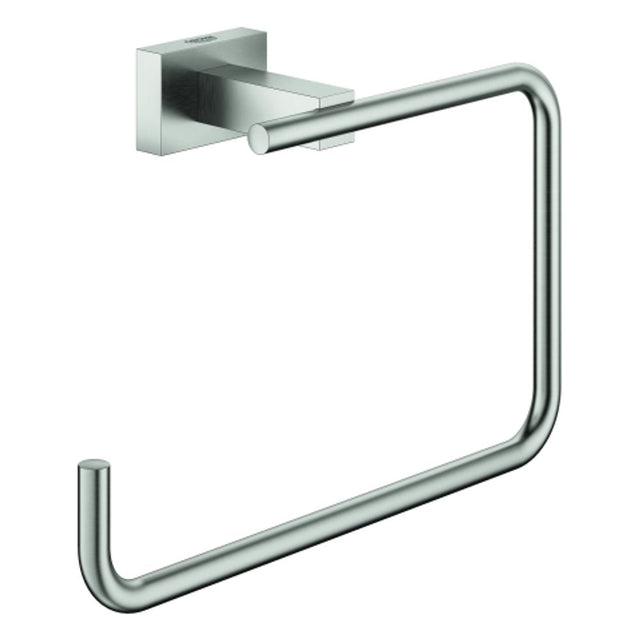 GROHE Handtuchring Essentials Cube 40510_1 Metall supersteel, 40510DC1