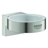 GROHE Halter Selection 41027 für Glas/Seifenspender supersteel, 41027DC0