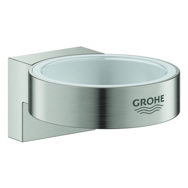 GROHE Halter Selection 41027 für Glas/Seifenspender supersteel, 41027DC0