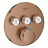 GROHE Thermostat Grohtherm SmartControl 29121 FMS rund 3 ASV warm sunset geb., 29121DL0