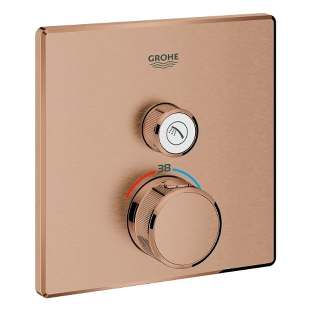 GROHE Thermostat Grohtherm SmartControl 29123 eckig FMS 1 ASV warm sunset geb., 29123DL0