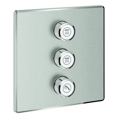 GROHE 3-fach UP-Ventil Grohtherm Smart Control 29127 FMS eckig supersteel, 29127DC0