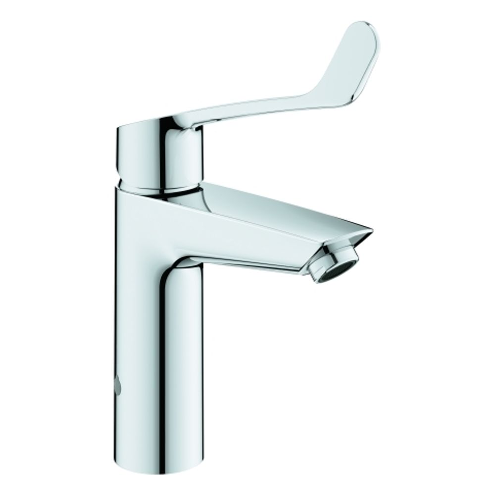 GROHE EH-WT-Batterie Eurosmart 23985_3 M-Size Verbrühschutz langer Hebel chrom, 23985003