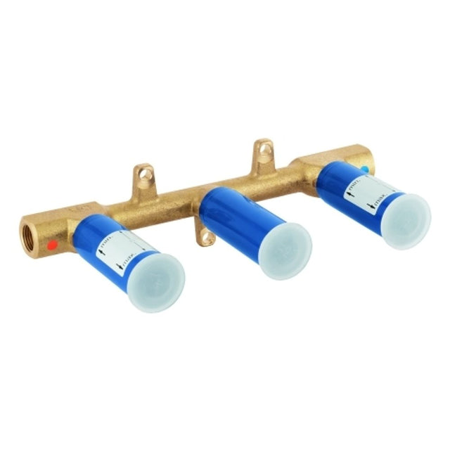 GROHE Unterputz-Einbaukörper 29025_2 für 3-Loch WT-Wandbatterien DIN 18534:2017, 29025002