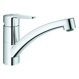GROHE EH-Spültischbatterie BauEco 31680 flacher Auslauf GROHE ZERO chrom, 31680000