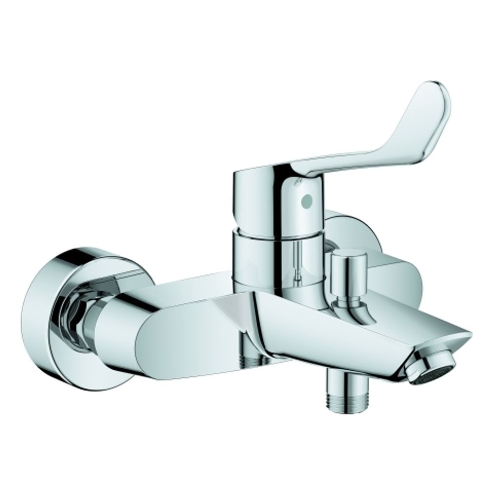 GROHE EH-Wannenbatt. Eurosmart 25243_3 Wandmontage langer Hebel chrom, 25243003
