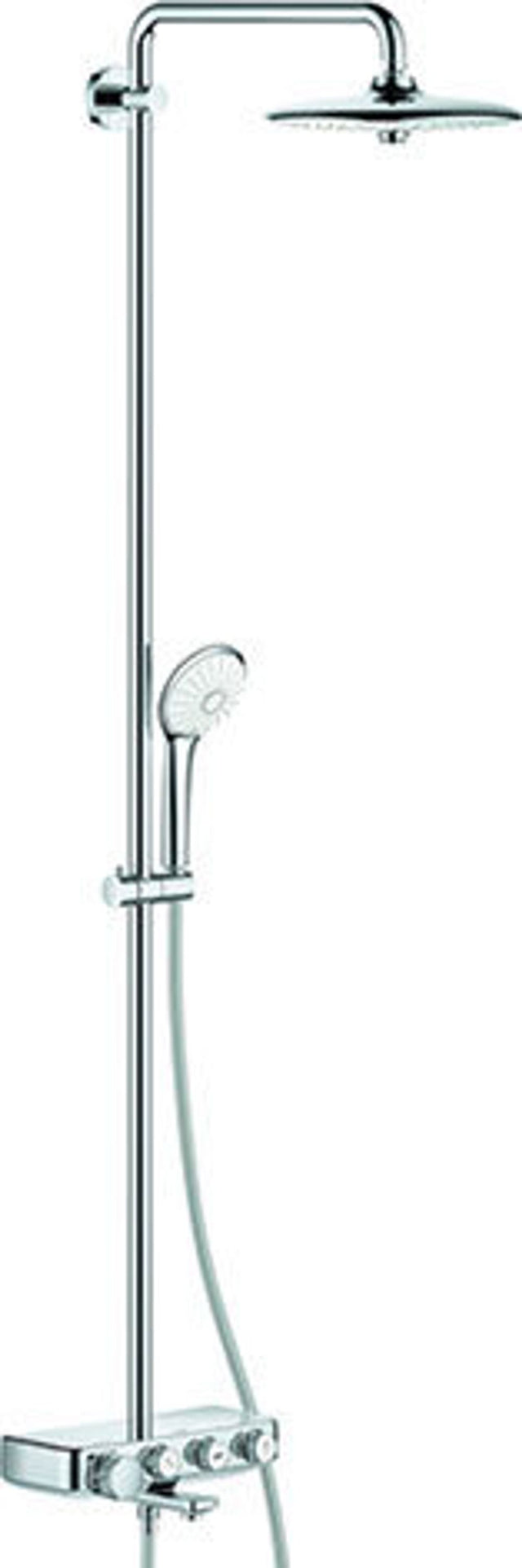 GROHE Duschsystem Euphoria SmartControl 260 Mono 26510 mit Wannen-THM chrom, 26510000