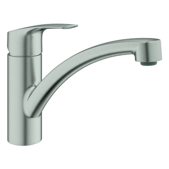 GROHE EH-SPT-Batterie Eurosmart 33281_3 flacher Auslauf supersteel, 33281DC3