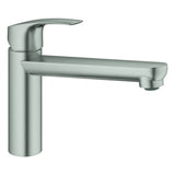 GROHE EH-SPT-Batterie Eurosmart 30463 mittelhoher Auslauf supersteel, 30463DC0