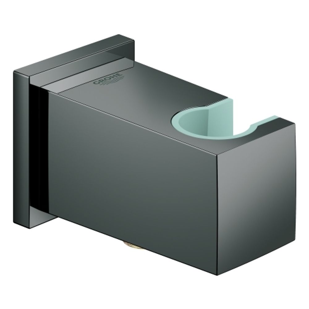 GROHE Wandanschlussbogen Euphoria Cube 26370 mit Wandbrausehalter hard graphite, 26370A00