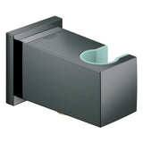 GROHE Wandanschlussbogen Euphoria Cube 26370 mit Wandbrausehalter hard graphite, 26370A00