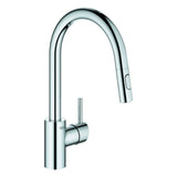 GROHE EH-SPT-Batterie Concetto 31483_2 h. Ausl. azb.Spülbrause GROHE Zero chrom, 31483002