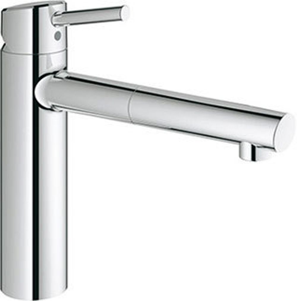 GROHE EH-SPT-Batterie Concetto 31129_1 ausziehbarer Mousseur chrom, 31129001