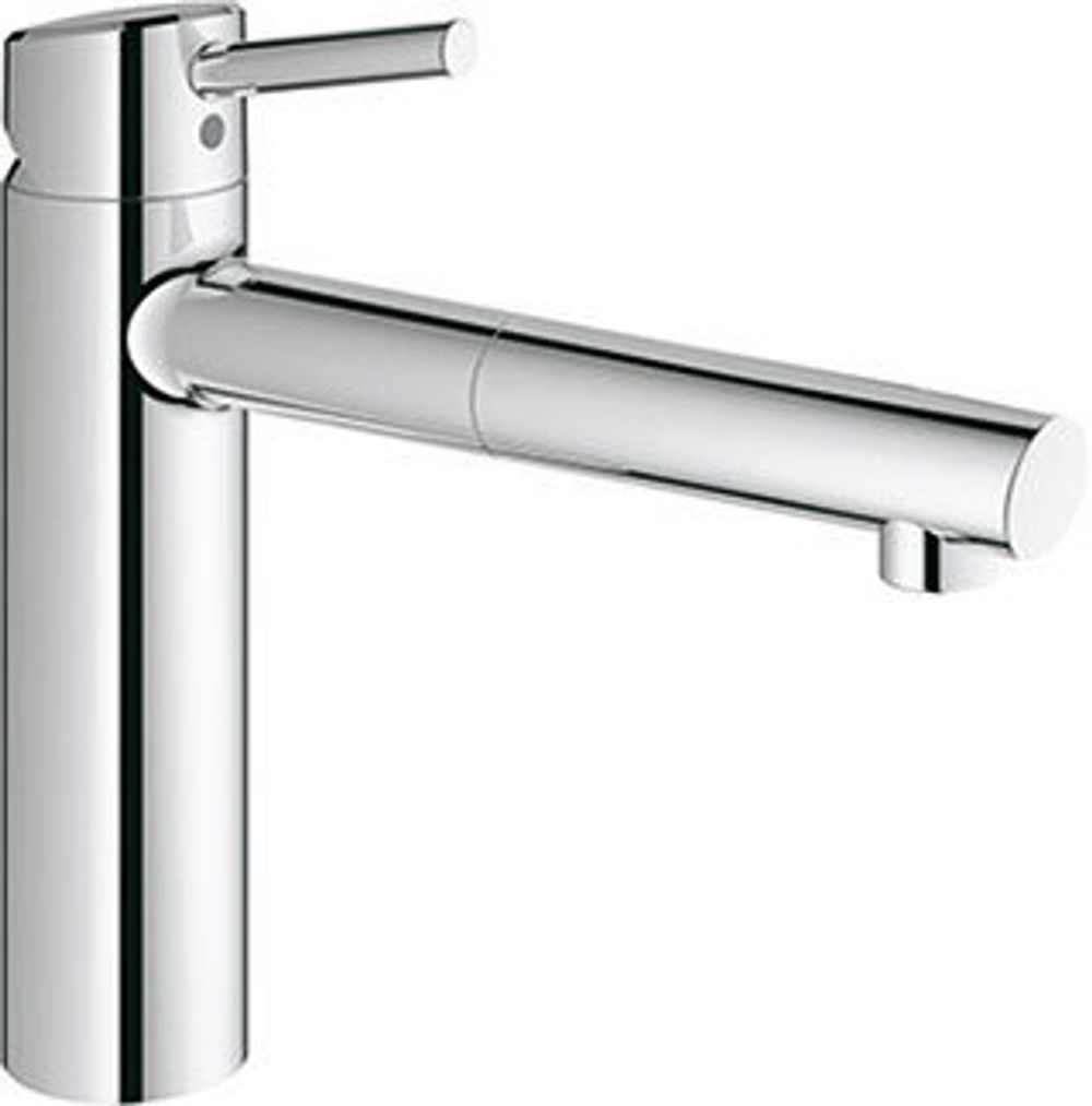 GROHE EH-SPT-Batterie Concetto 31214_1 Niederdruck ausziehbarer Mousseur chrom, 31214001