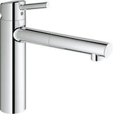 GROHE EH-SPT-Batterie Concetto 31214_1 Niederdruck ausziehbarer Mousseur chrom, 31214001