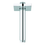 GROHE Deckenauslass Rainshower 27485 eckige Rosette Länge 142mm chrom, 27485000