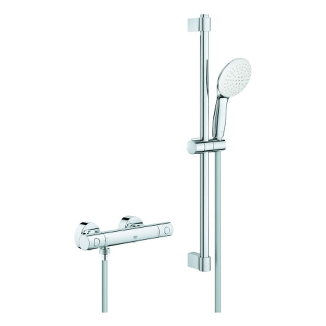 GROHE THM-Brausebatterie Grohtherm 800 C 34768_1 mit Brausegarnitur 600mm chrom, 34768001