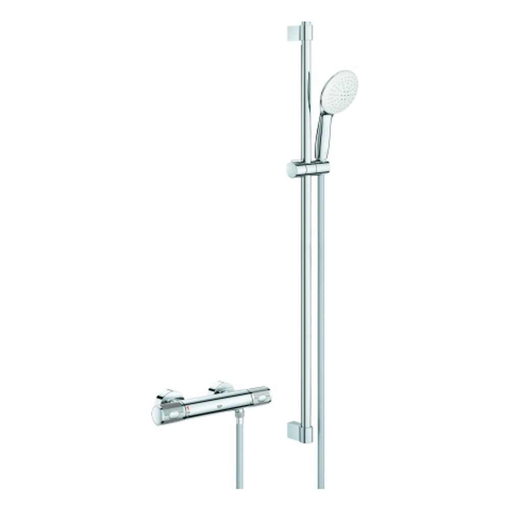 GROHE THM-Brausebatterie Grohtherm 1000 Performance 34835_1 Br.-grt. 900mm chrom, 34835001