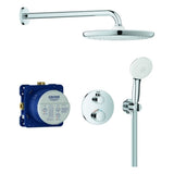 GROHE UP-Duschsystem Grohtherm 34872 mit FMS rund/SmartBox/Kopfb./Brauseset chrom, 34872000