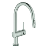 GROHE Elektron.-EH-SPT-Batt. Minta Touch 31358_2 C-Ausl. azb. Spülbr. supersteel, 31358DC2