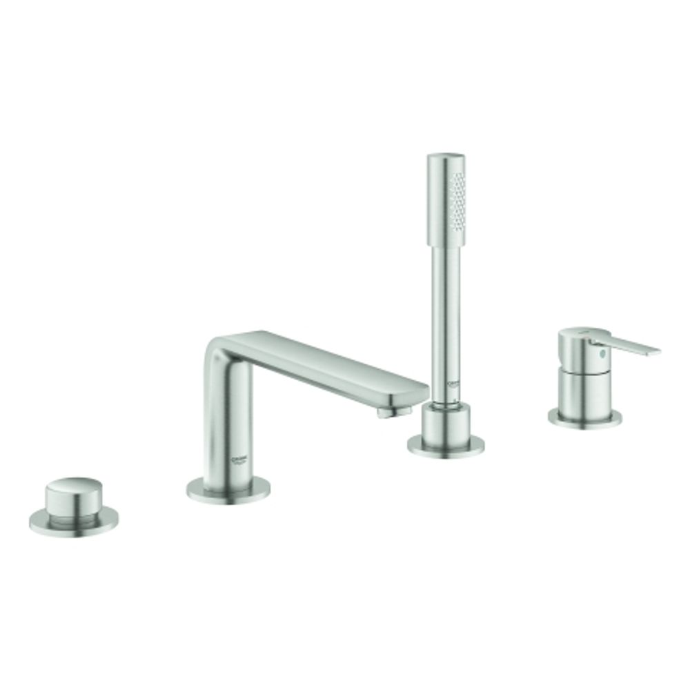 GROHE 4-Loch-EH-Wannenkombination Lineare 19577_1 supersteel, 19577DC1