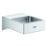 GROHE Halter Selection Cube 40865 für Glas/Seifenschale/-spender chrom, 40865000