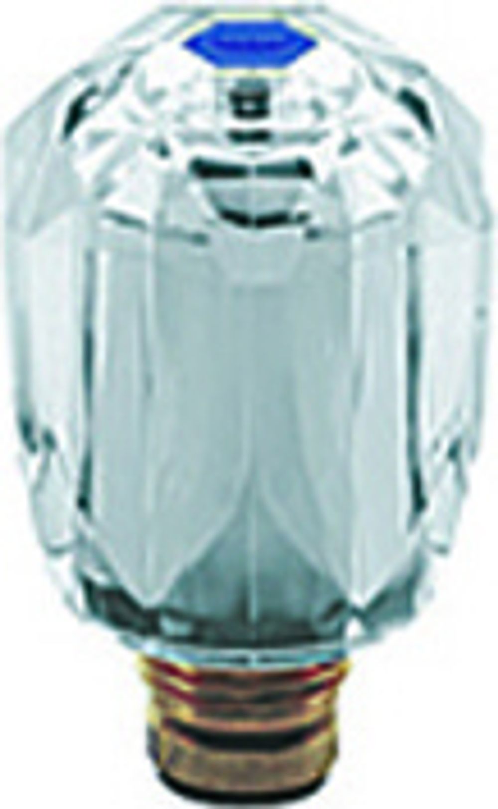 GROHE Oberteil 45951 mit Brillant Griff Markierung blau 1/2\" chrom, 45951000