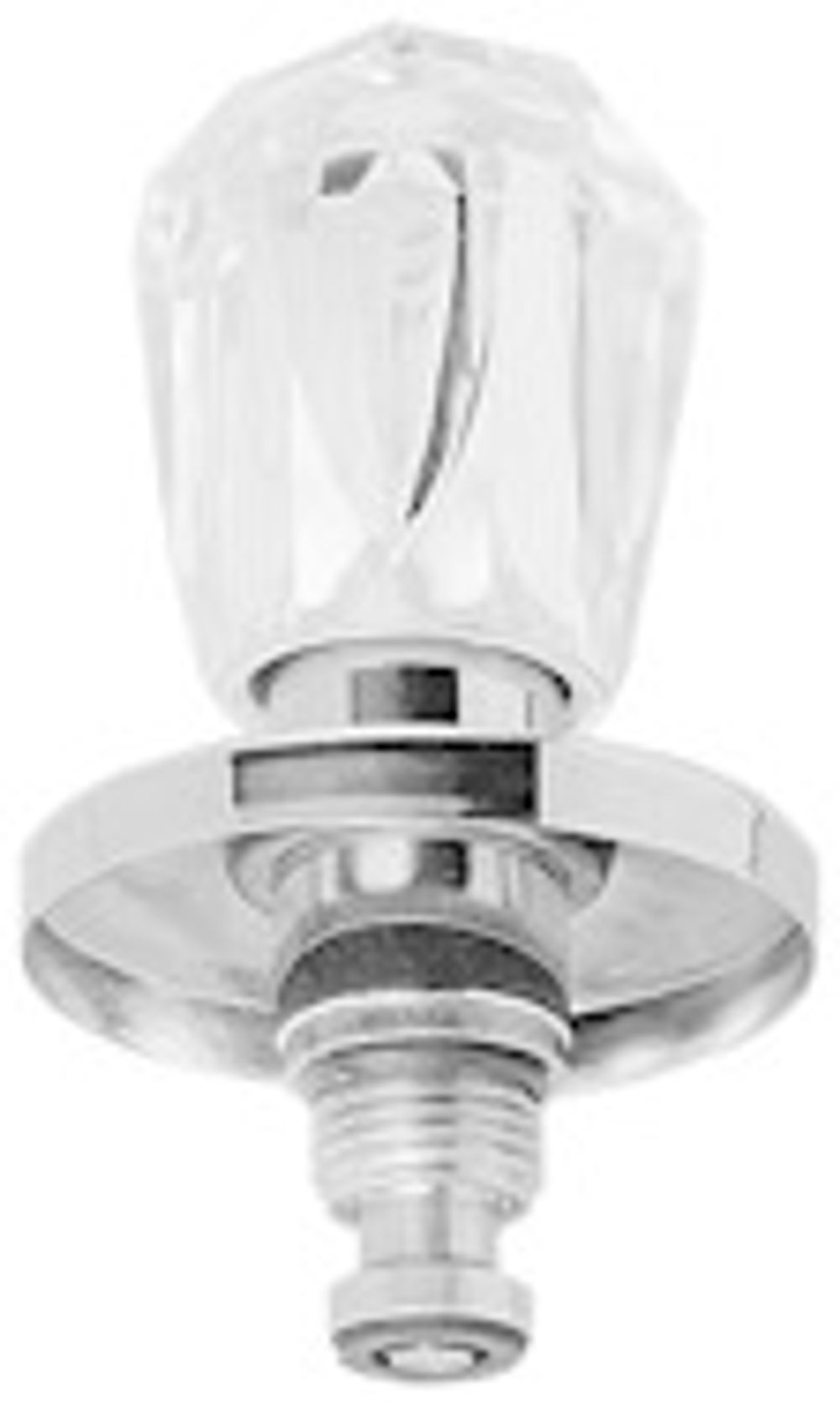 GROHE Oberteil 11544 3/4\" f.UP-Vent. Brillant Griff Markierung blau chrom, 11544000