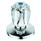 GROHE Oberteil 11541 1/2\" f.UP-Vent. Brillant Griff Markierung blau chrom, 11541000