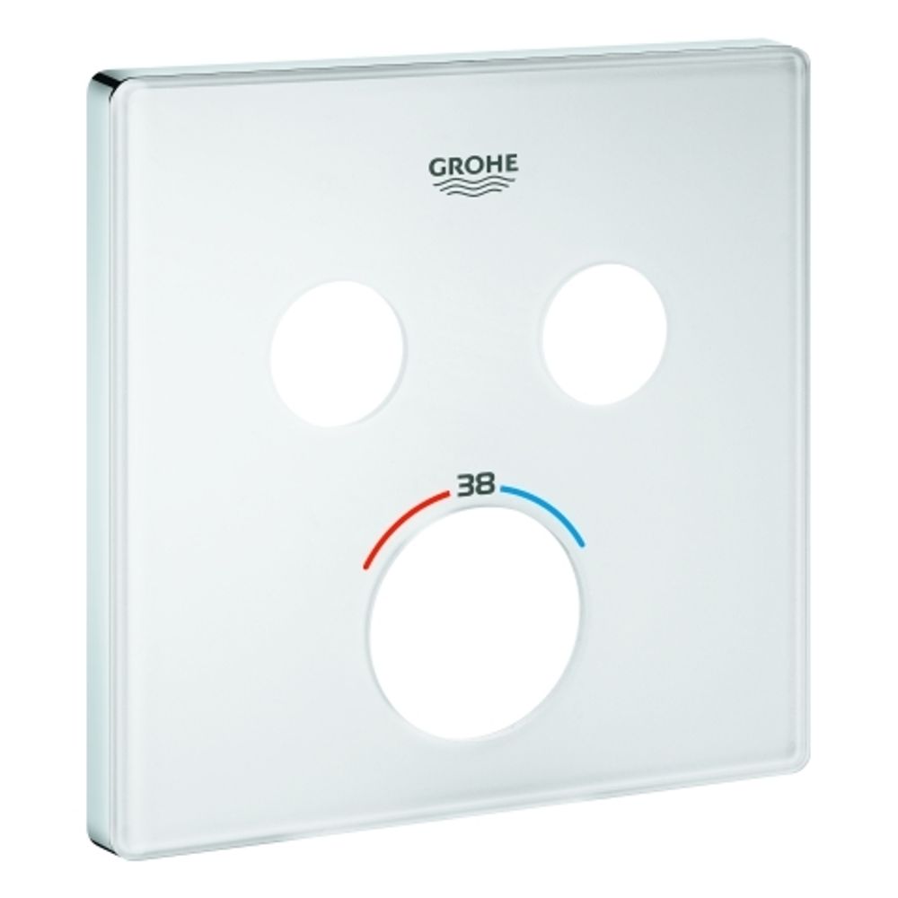 GROHE Rosette 49040 für SmartControl UP-THM eckig mit 2 ASV moon white, 49040LS0