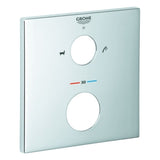 GROHE Rosette für THM-Fertigmontagesets, eckig, Metall,FastFixation, chrom, 49103000