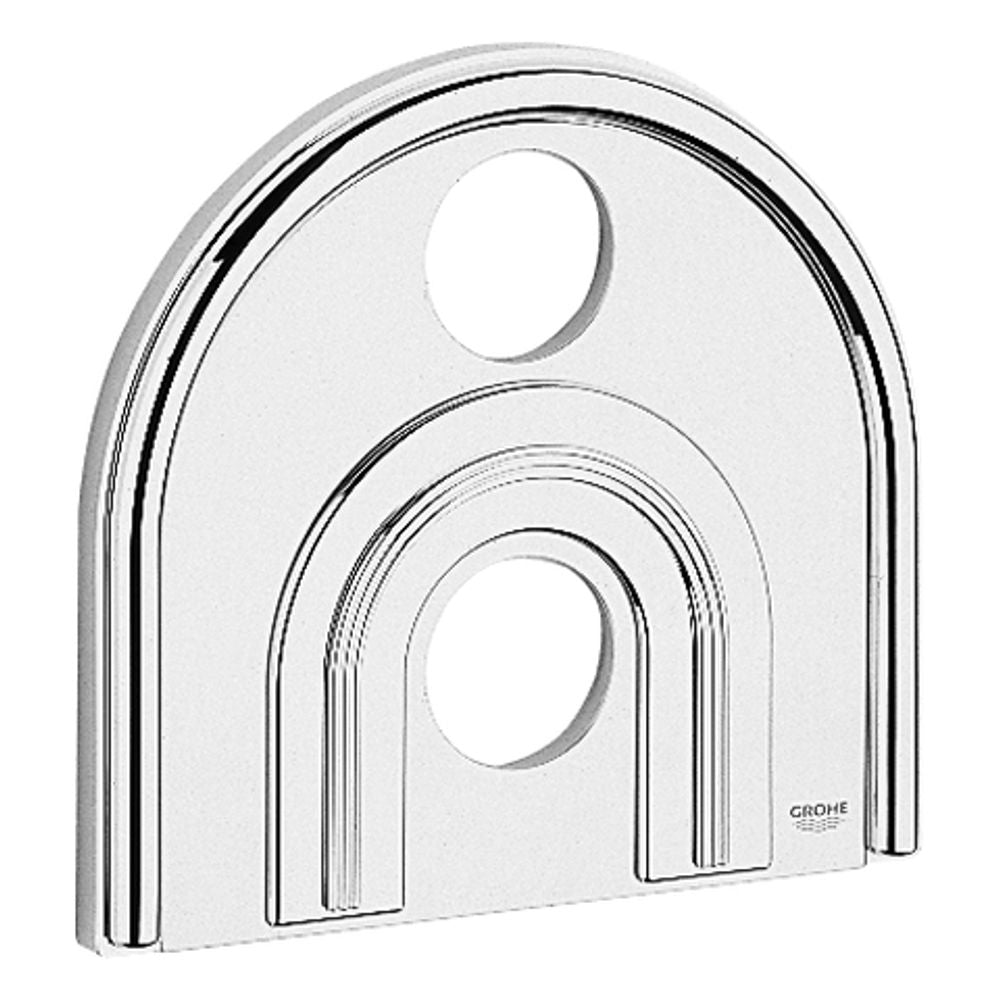 GROHE Rosette 47463 f.Chiara Thermostat Fertigmontageset 235x218 chrom/mattchrom, 47463IP0