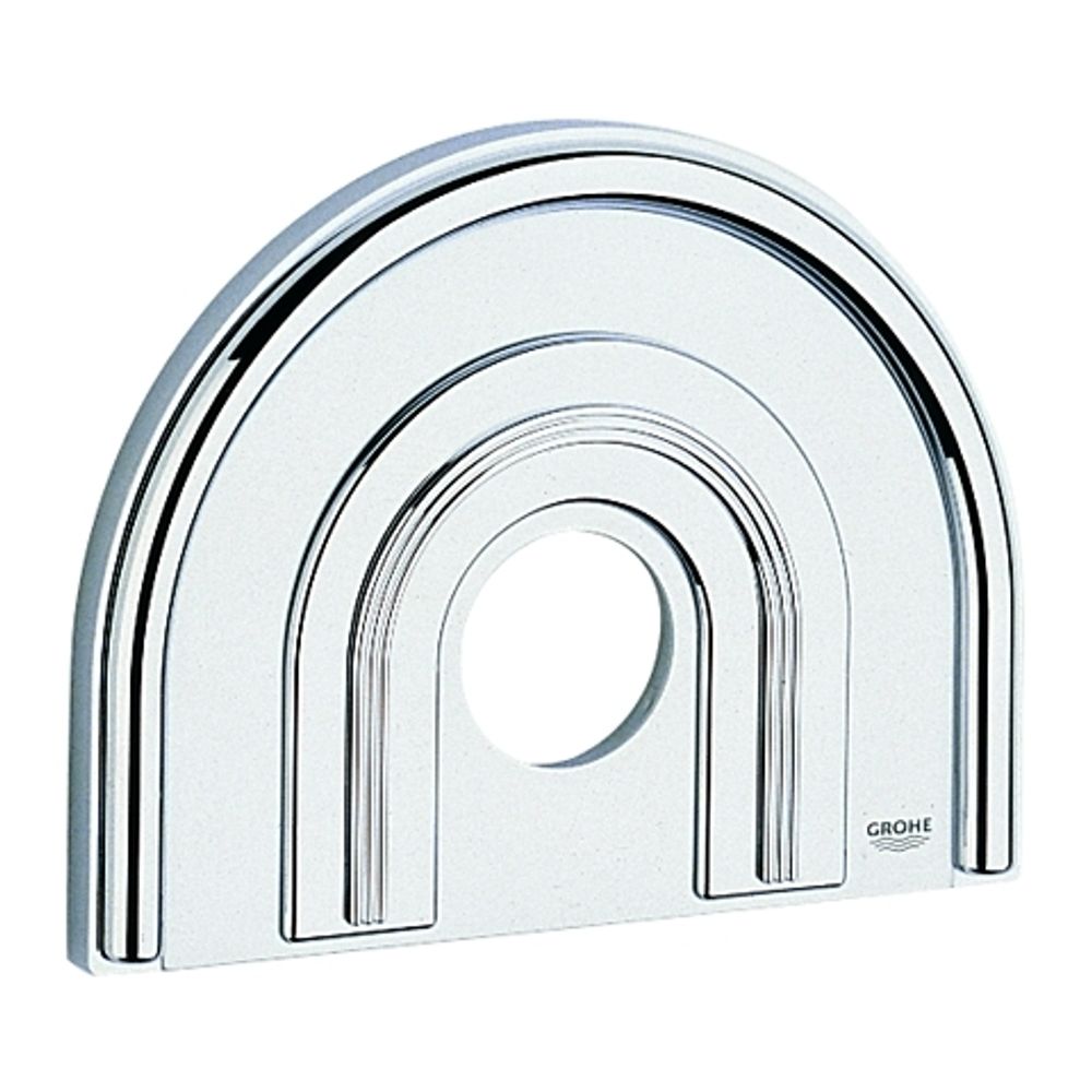 GROHE Rosette Chiara 47459 B:235 H:181 f.EHM Fertigset Brause chrom/mattchrom, 47459IP0