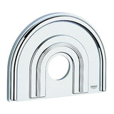 GROHE Rosette Chiara 47459 B:235 H:181 f.EHM Fertigset Brause chrom/mattchrom, 47459IP0