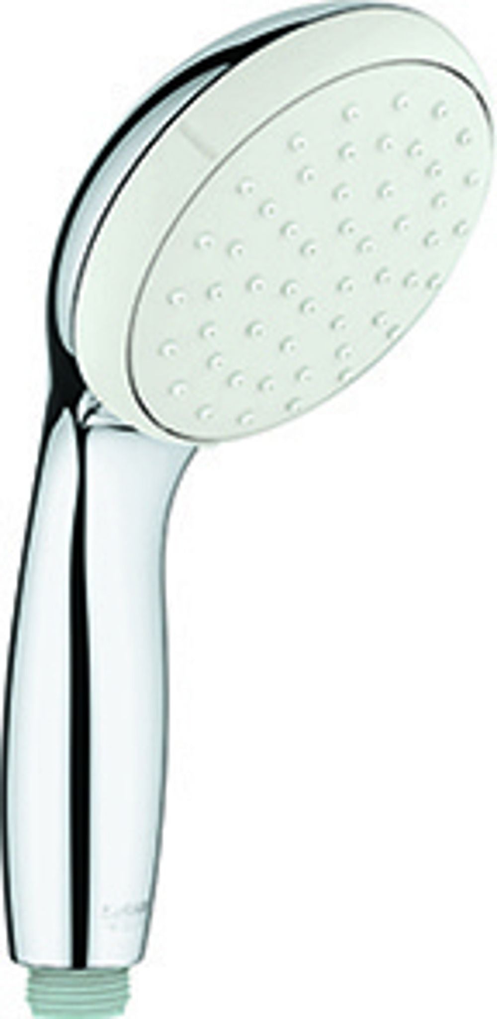 Handbrause Tempesta 100 1/2" 1-strahligverchromt Brauseboden weiss 9,5l/min Gr., 27923001