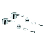 GROHE Griffpaar 48310 Markierung blau/rot für Concetto chrom, 48310000