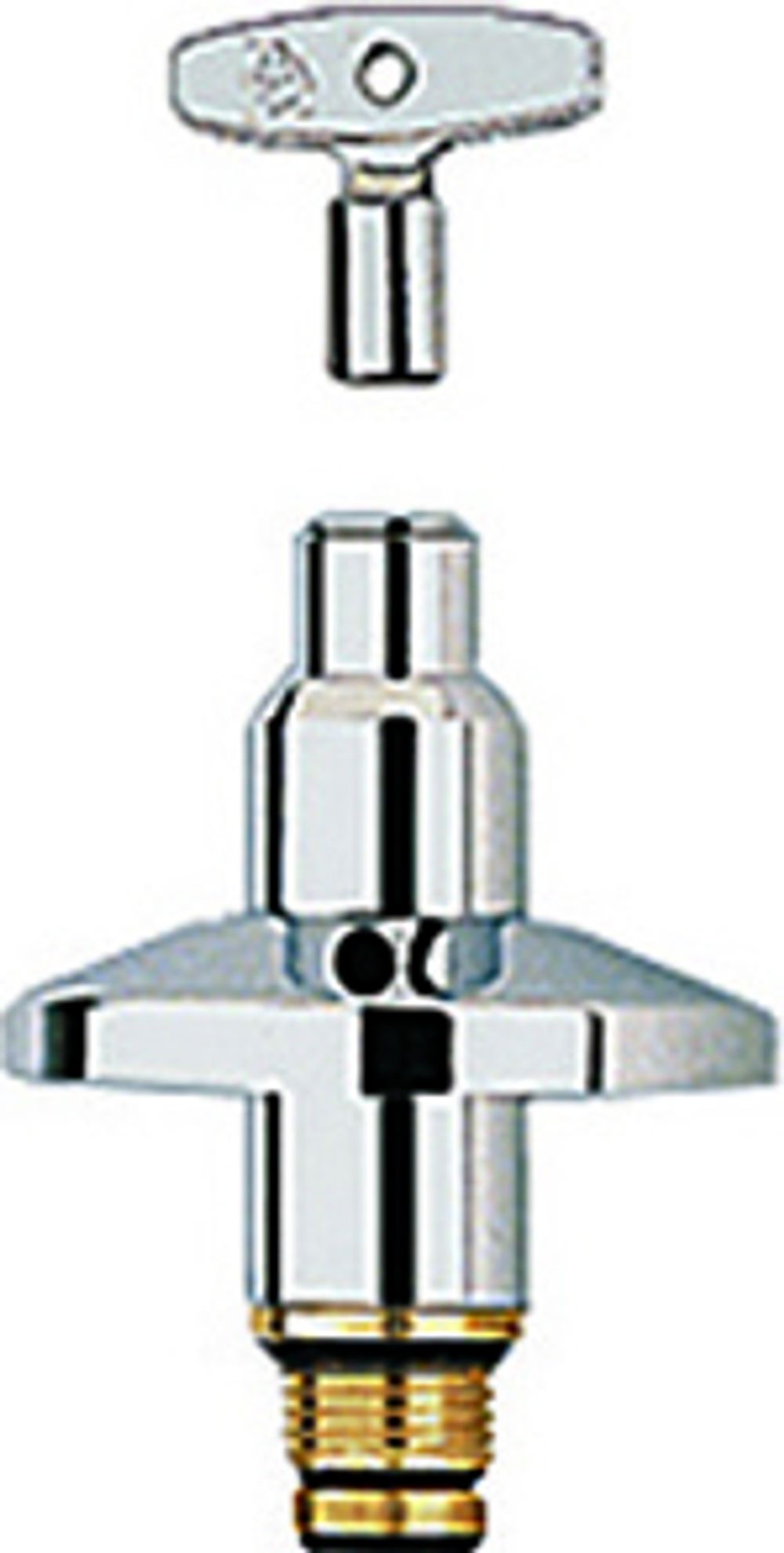GROHE Oberteil 11551 3/4\" für UP-Ventil mit Steckschlüssel chrom, 11551000