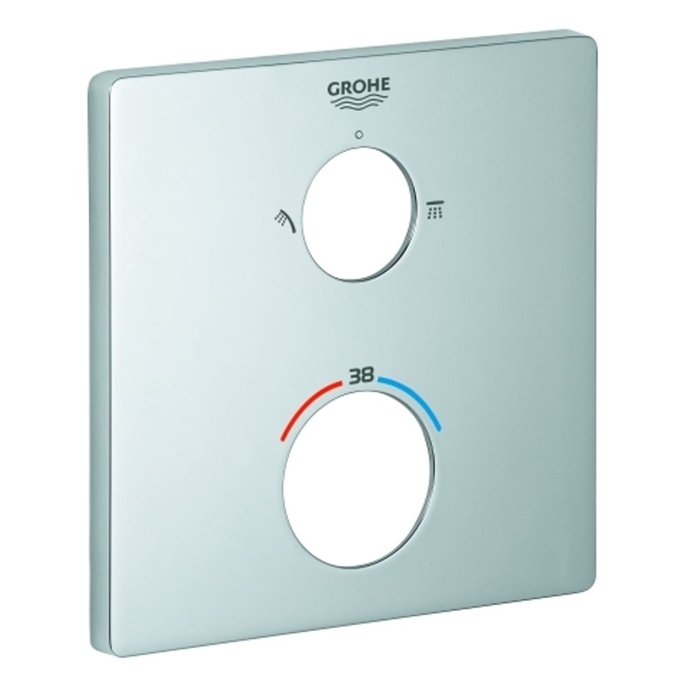 GROHE Rosette 49078 für Thermostat-Fertigmontagesets chrom, 49078000