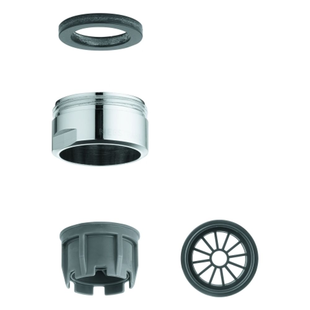 GROHE Strahlregler 46162 f. offene Warmwasserbereiter M24x1 chrom, 46162000