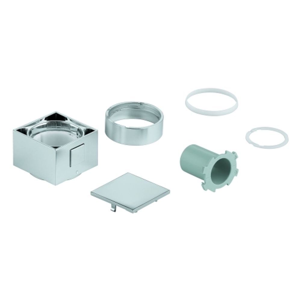GROHE Temperaturwählgriff 49091 eckig für THM-Fertigmontagesets chrom, 49091000