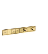 hansgrohe RainSelect Thermostat Unterputz für 4 Verbraucher Polished Gold Optic, 15382990