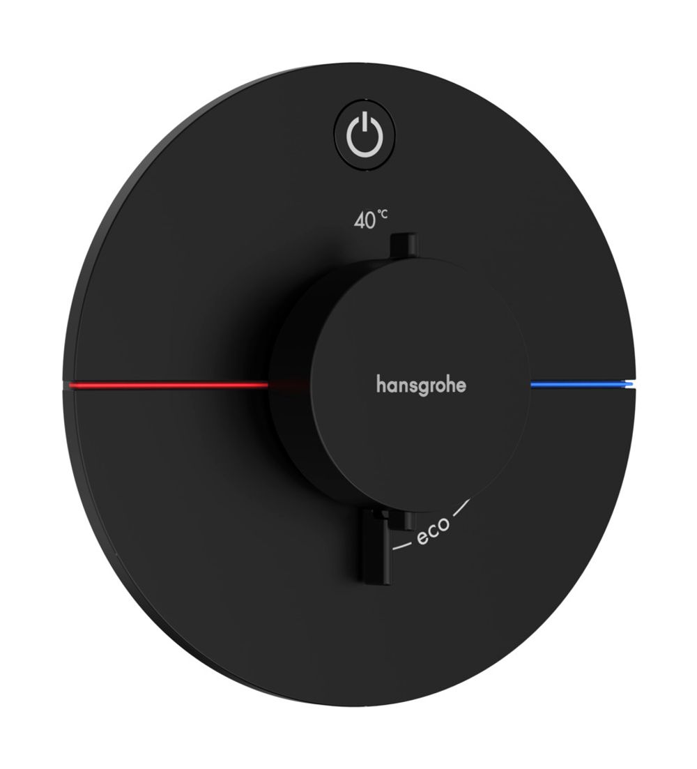 Hansgrohe HG ShowerSelect Comfort S Thermostat Unterputz für 1 Verbraucher Mattschwarz, 15553670