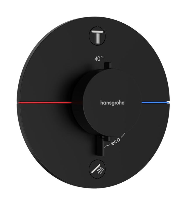 Hansgrohe HG ShowerSelect Comfort S Thermostat Unterputz für 2 Verbraucher Mattschwarz, 15554670