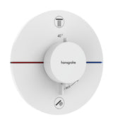 Hansgrohe HG ShowerSelect Comfort S Thermostat Unterputz für 2 Verbraucher Mattweiß, 15554700