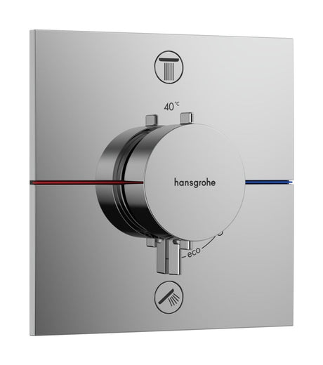 Hansgrohe HG ShowerSelect Comfort E Thermostat Unterputz für 2 Verbraucher Chrom, 15572000