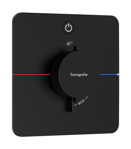 Hansgrohe HG ShowerSelect Comfort Q Thermostat Unterputz für 1 Verbraucher Mattschwarz, 15581670