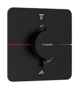 Hansgrohe HG ShowerSelect Comfort Q Thermostat Unterputz für 2 Verbraucher Mattschwarz, 15583670