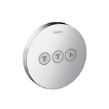 hansgrohe ShowerSelect S Ventil Unterputz für 3 Verbraucher Chrom, 15745000